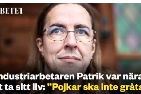 ”Pojkar ska inte gråta”