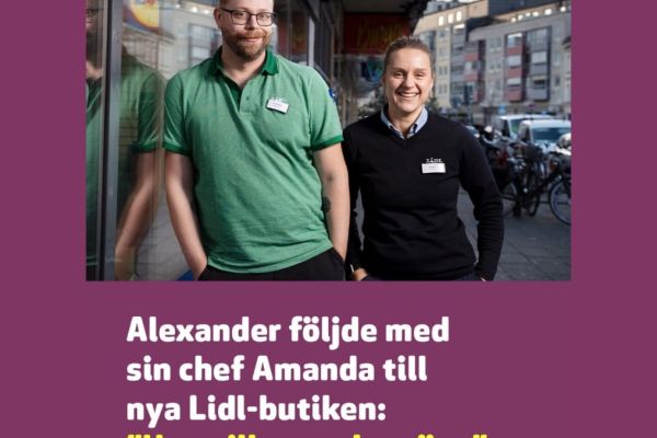 Alexander följde med sin chef när hon bytte jobb