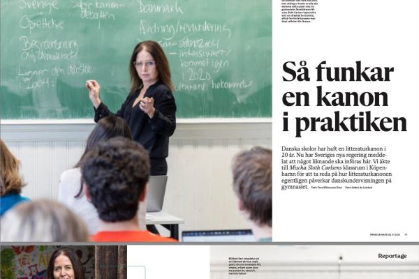Dansklärare kräver uppdaterad litteraturlista